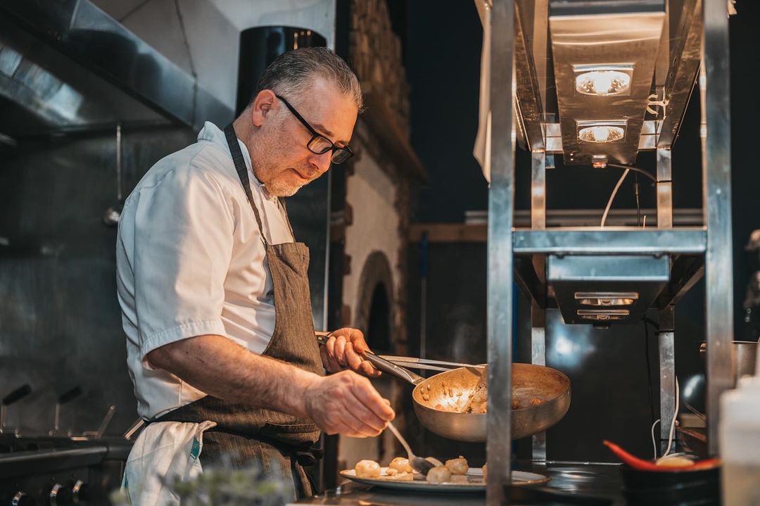 Chef Salvatore Di Maio al lavoro