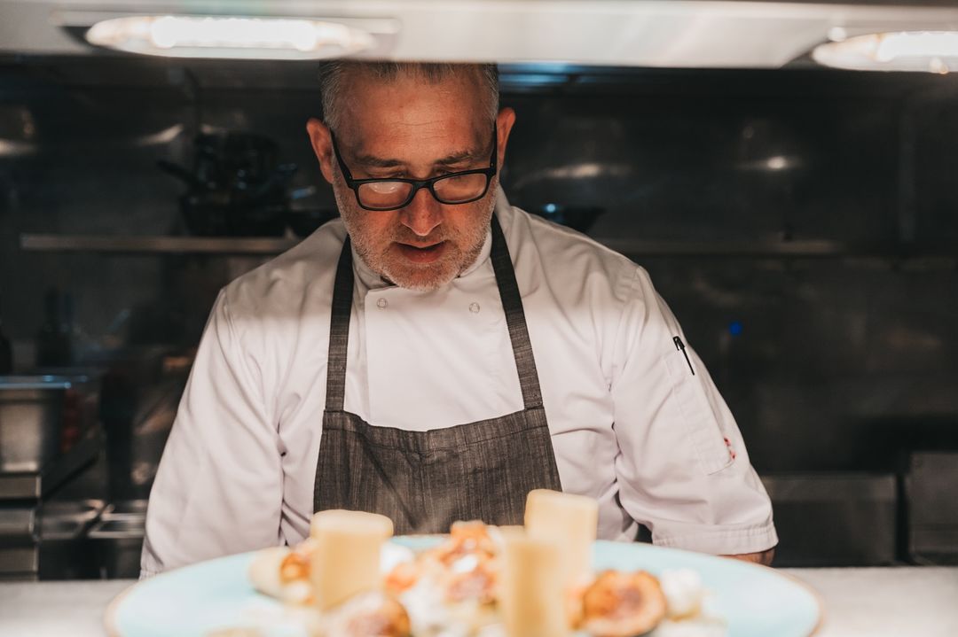 Chef Salvatore Di Maio al lavoro